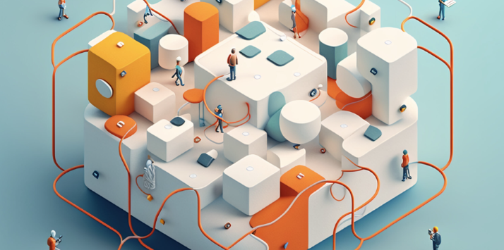 Complex enterprise IT environment illustrating the scale of quantum-safe migration